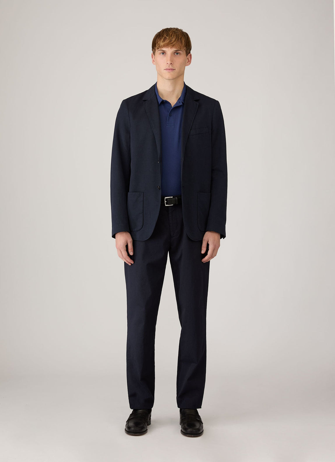 Men's Riviera Polo Shirt in Ink Blue