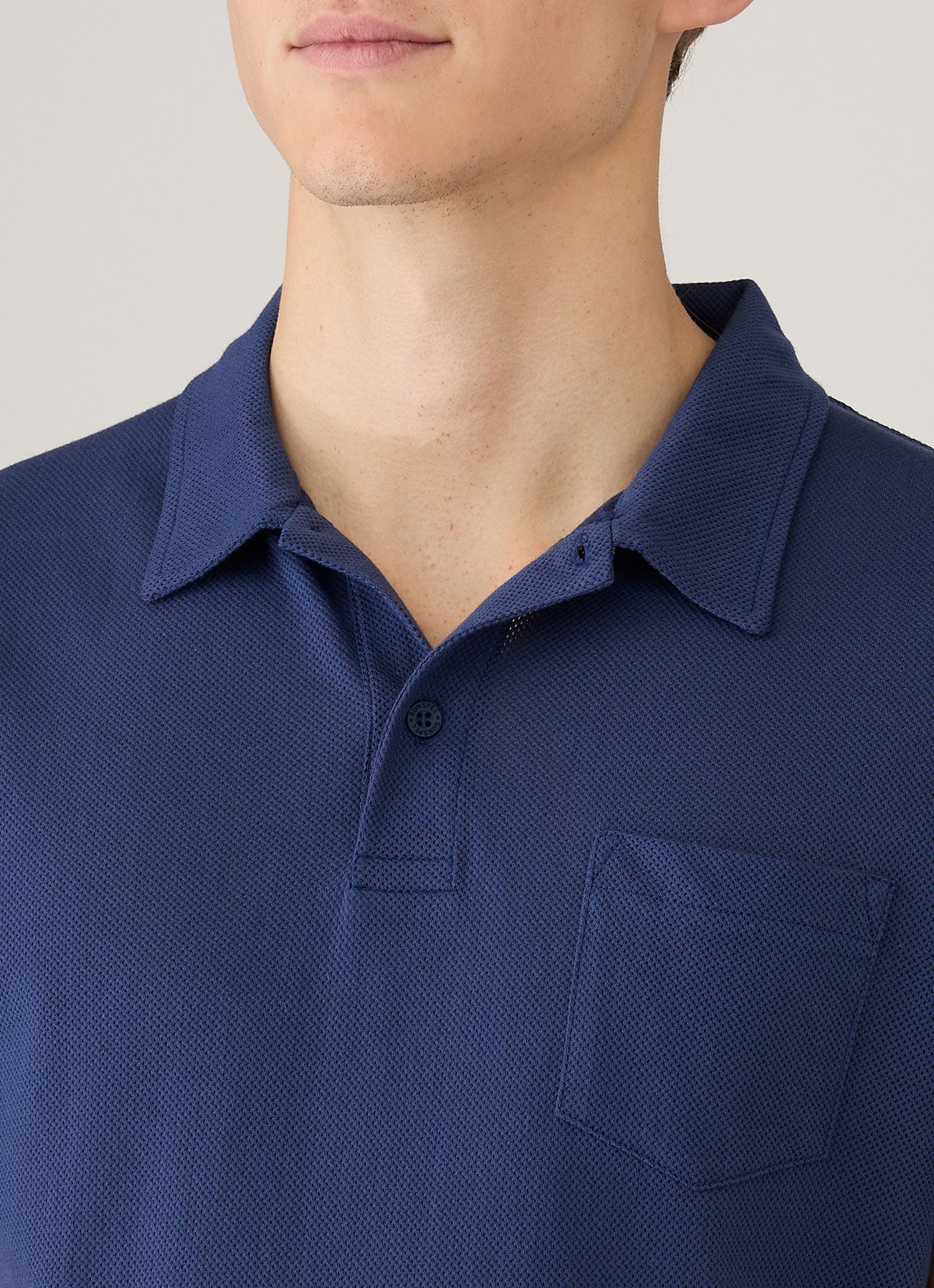 Men's Riviera Polo Shirt in Ink Blue