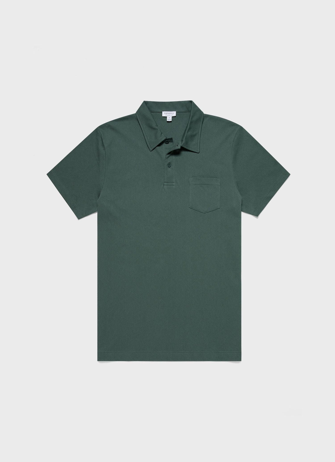 Men's Riviera Polo Shirt in Deep Green