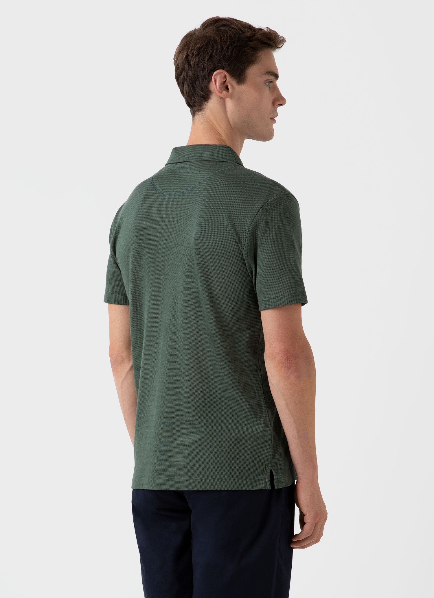 Men's Riviera Polo Shirt in Dark Green