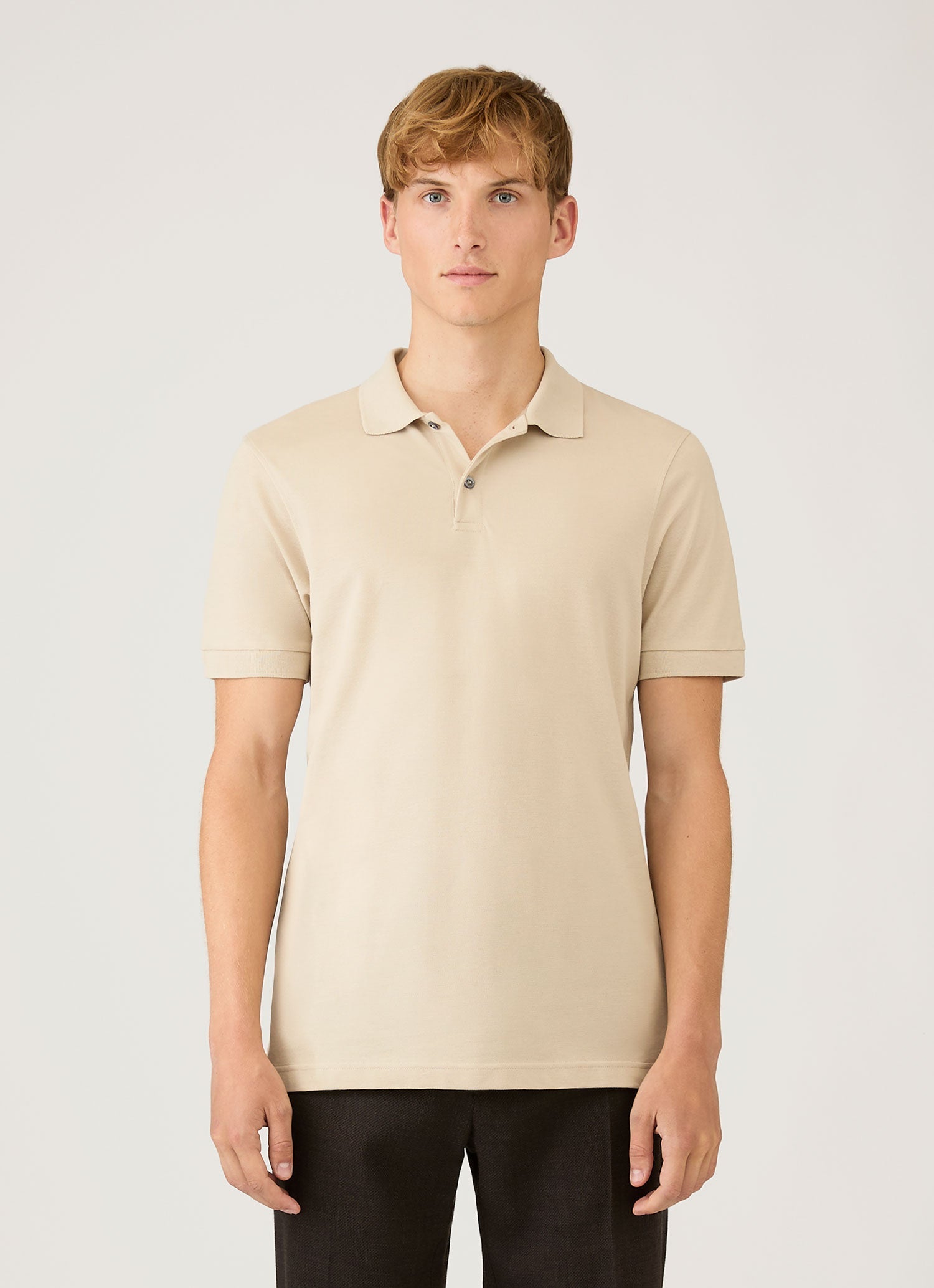 Men's Piqué Polo Shirt in Hazelwood