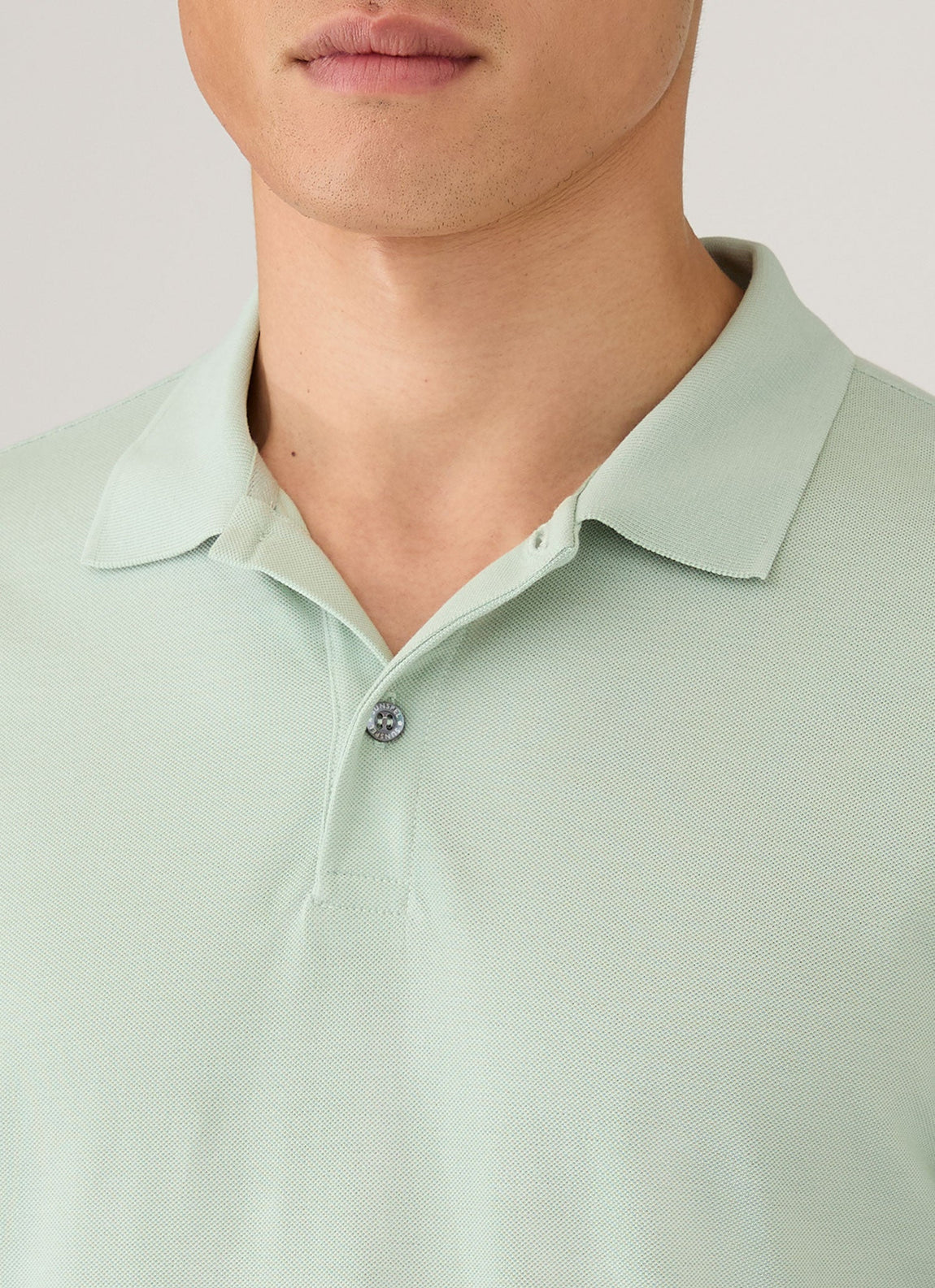 Men's Piqué Polo Shirt in Laurel
