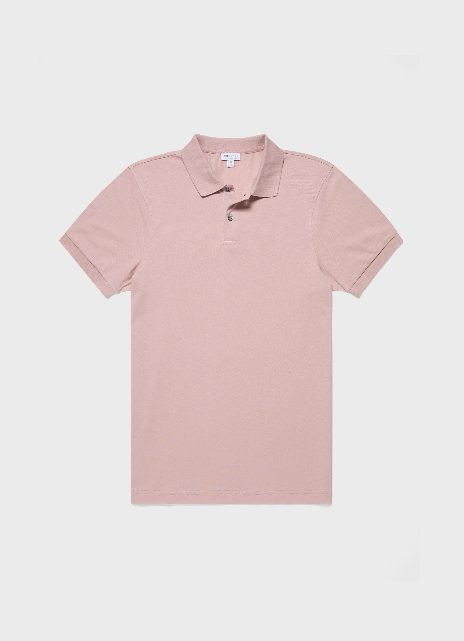 Men's Piqué Polo Shirt in Shell Pink