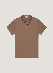 Men's Classic Jersey Polo Shirt in Bark