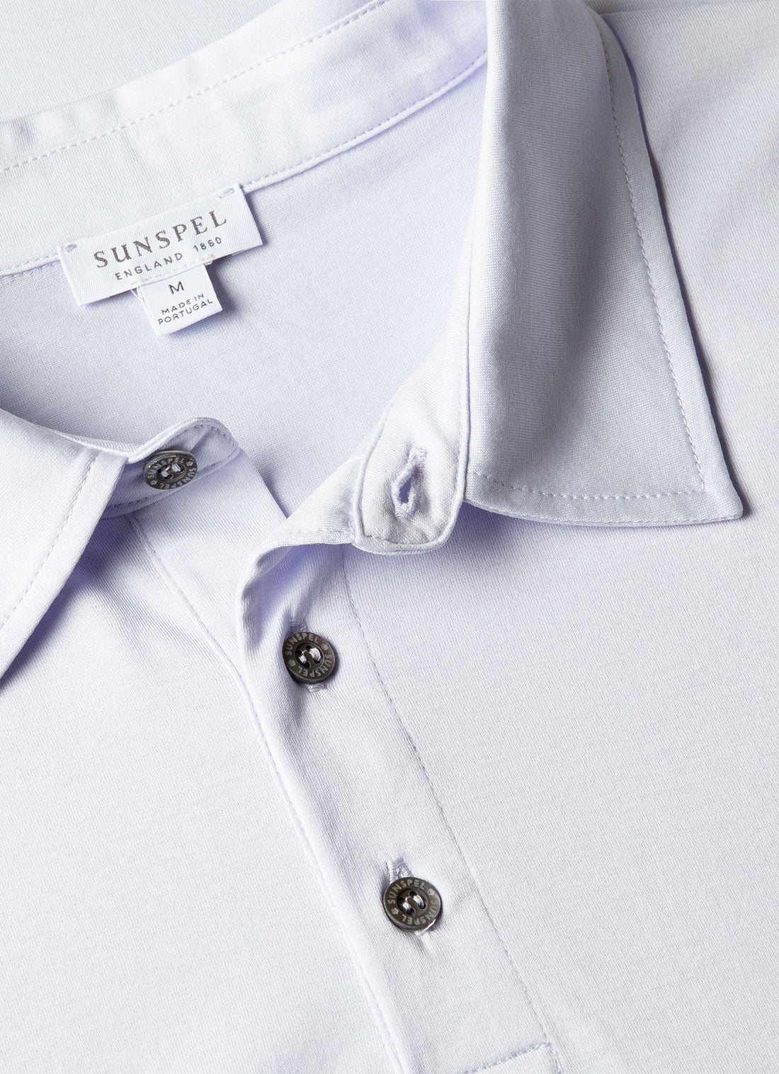 Men's Classic Jersey Polo Shirt in Light Blue