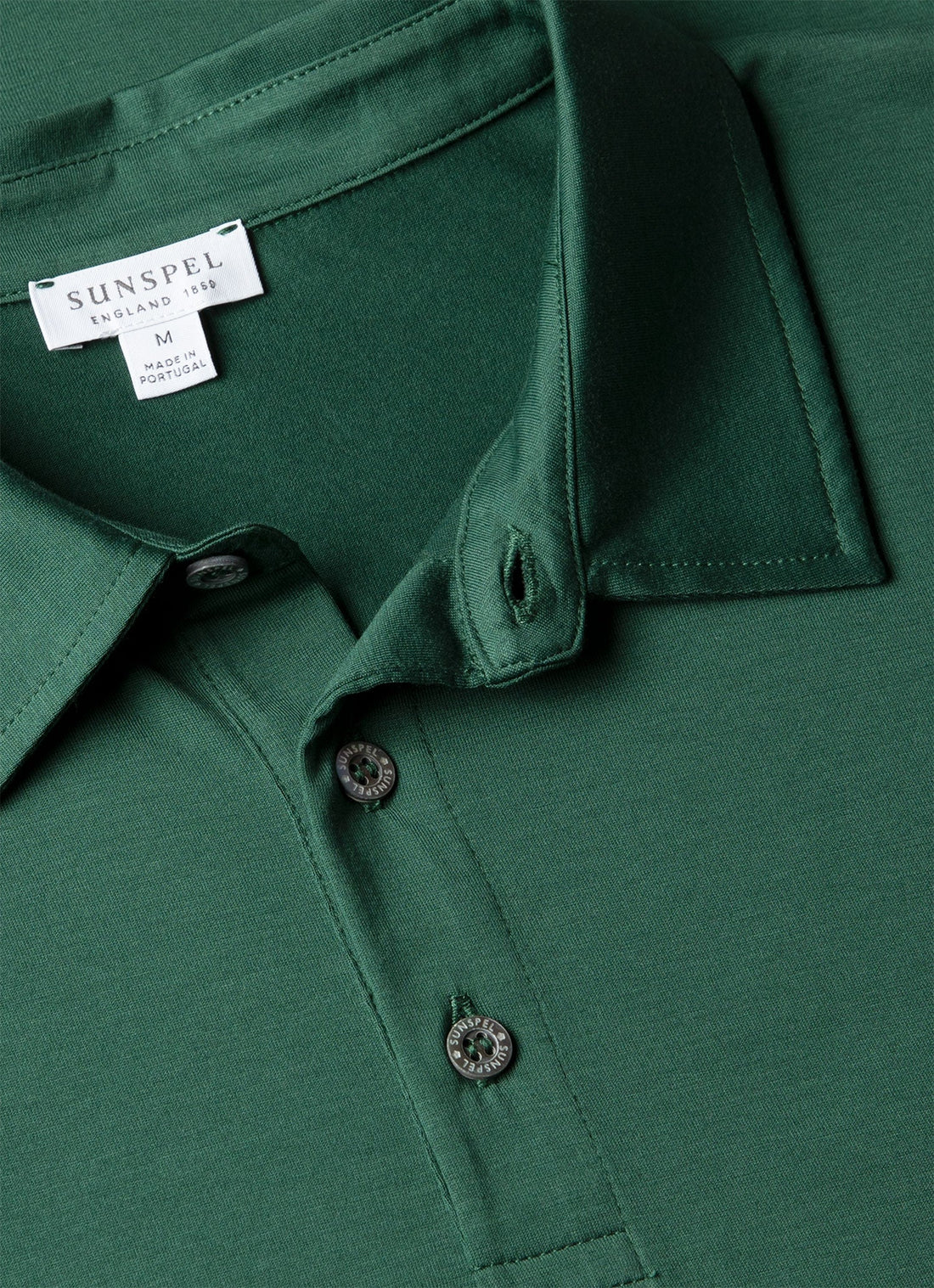 Men's Classic Jersey Polo Shirt in Forest