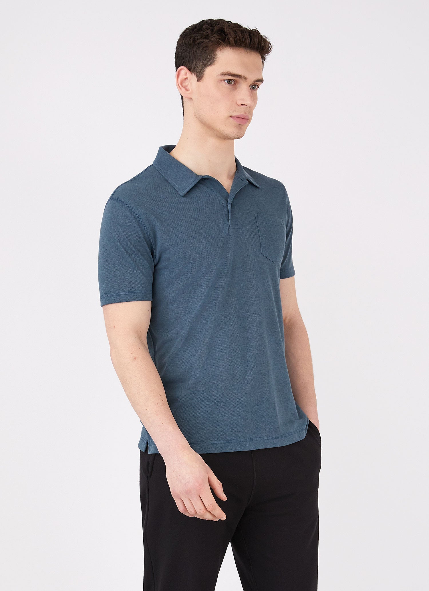 Men's DriRelease Active Polo Shirt in Dark Petrol