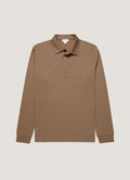 Men's Heavyweight Rugby Polo Shirt in Dark Cedar