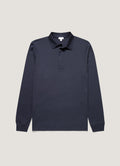 Men's Heavyweight Rugby Polo Shirt in Navy