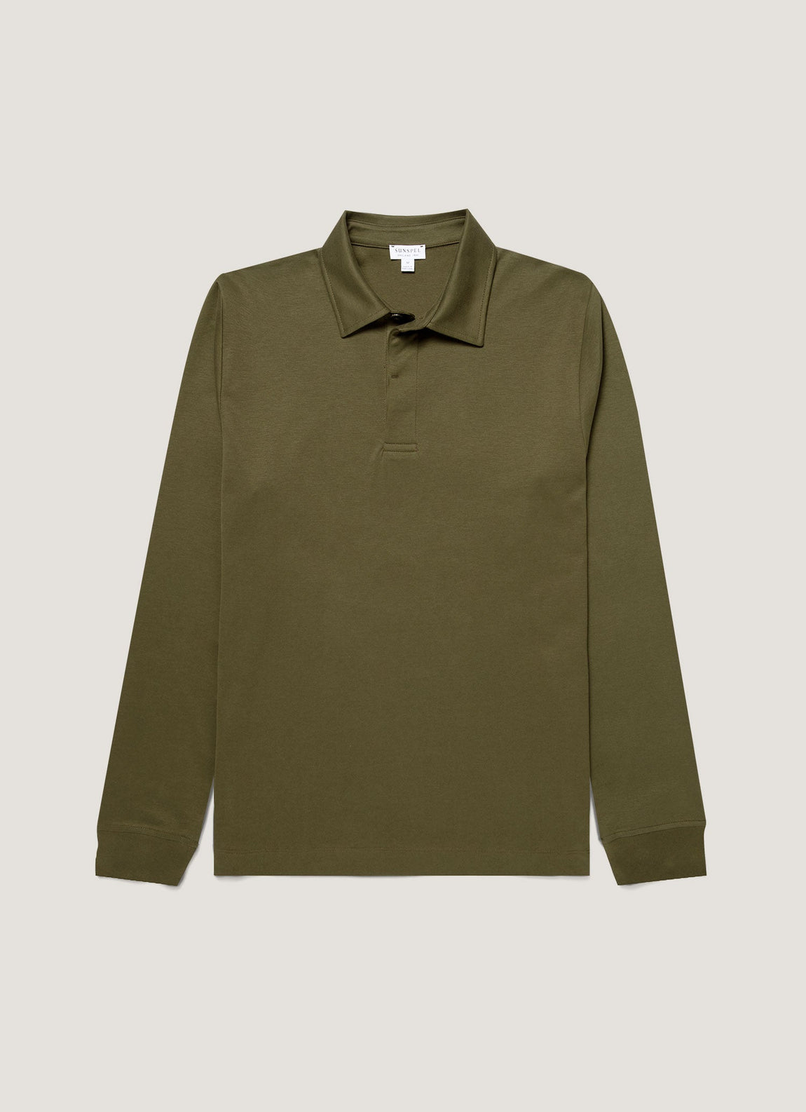 Men's Heavyweight Rugby Polo Shirt in Deep Olive