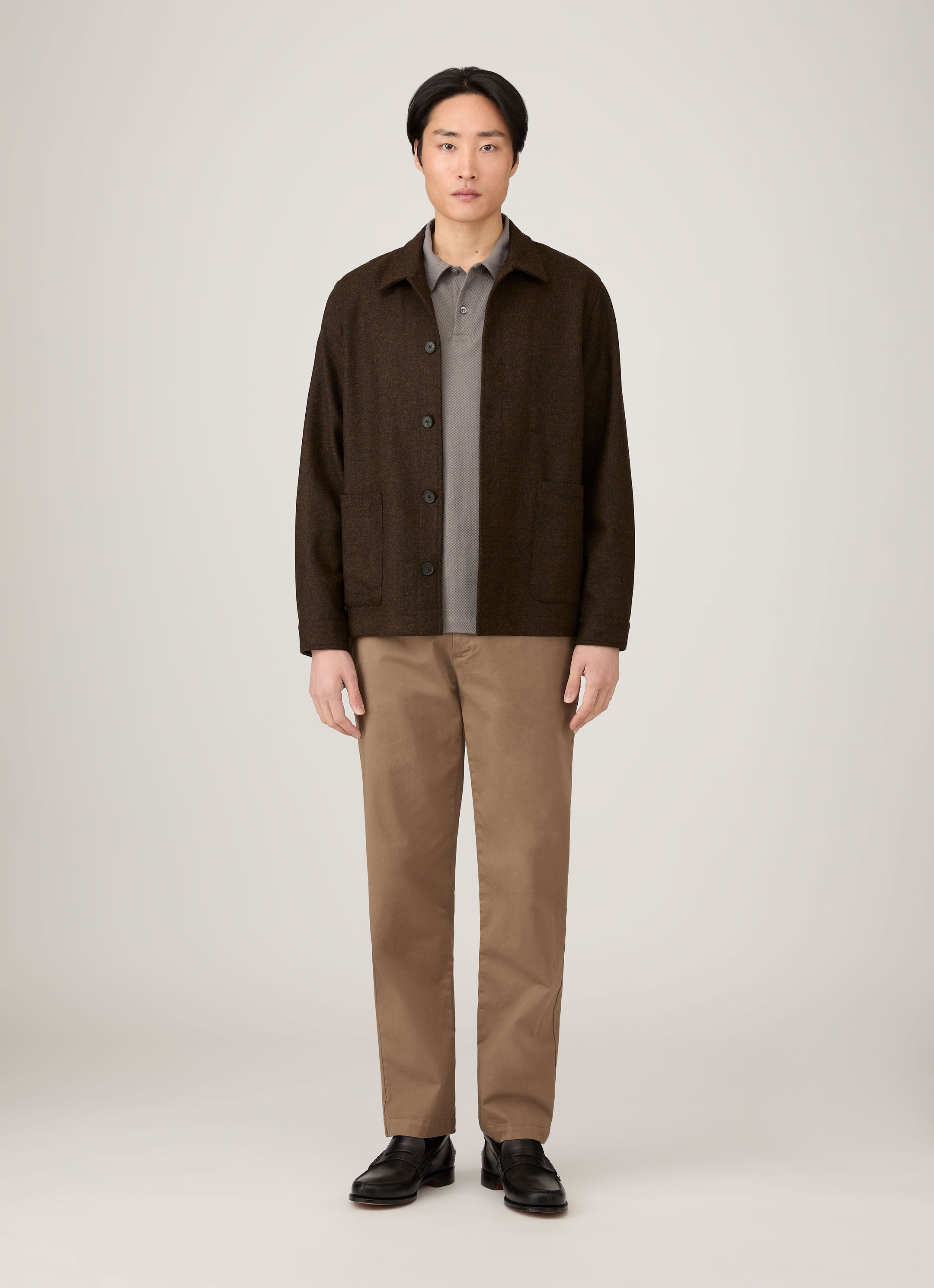 Men's Regular Fit Riviera Polo Shirt in Iron Grey