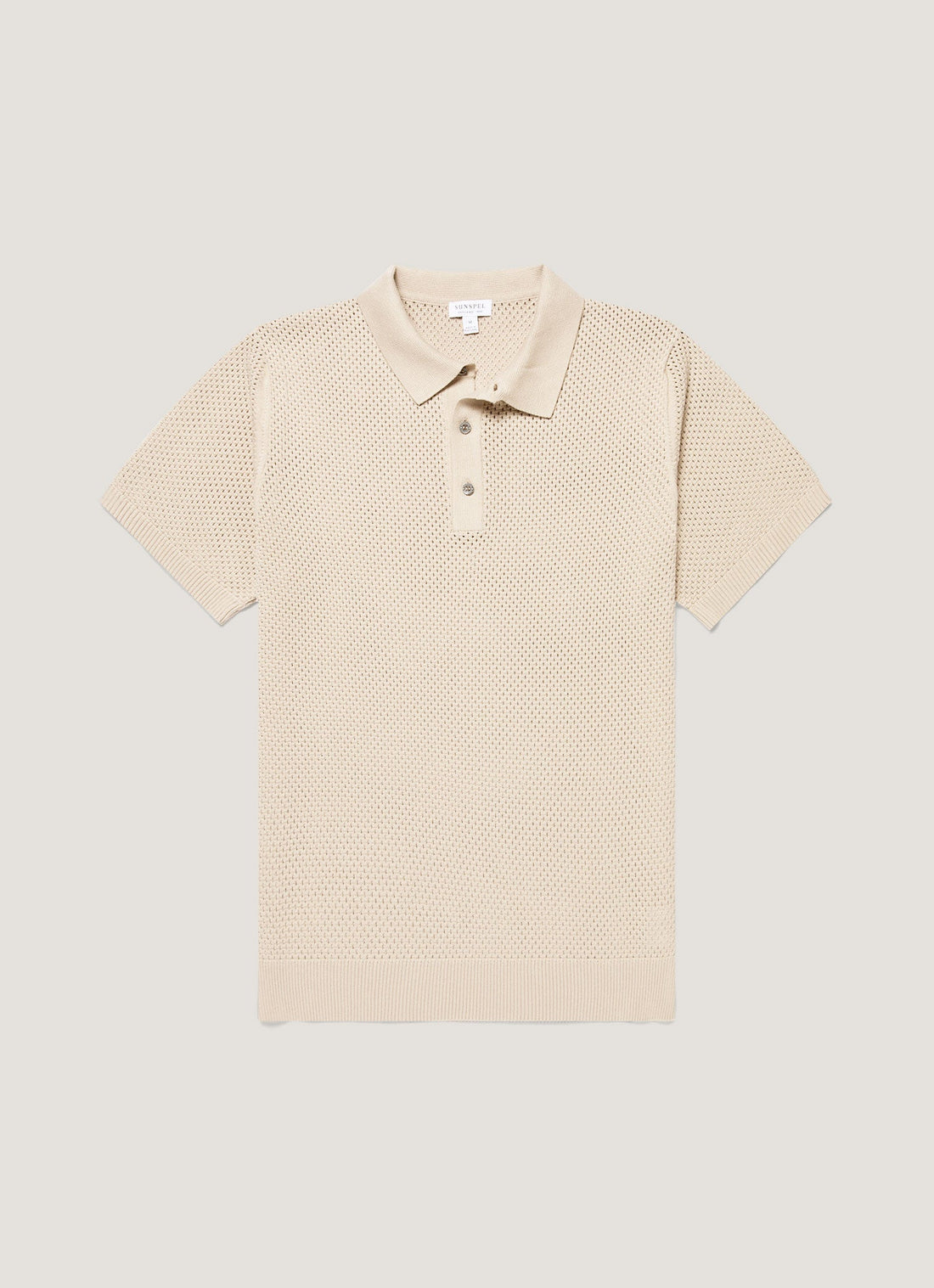 Men's Cotton Mesh Polo Shirt in Hazelwood