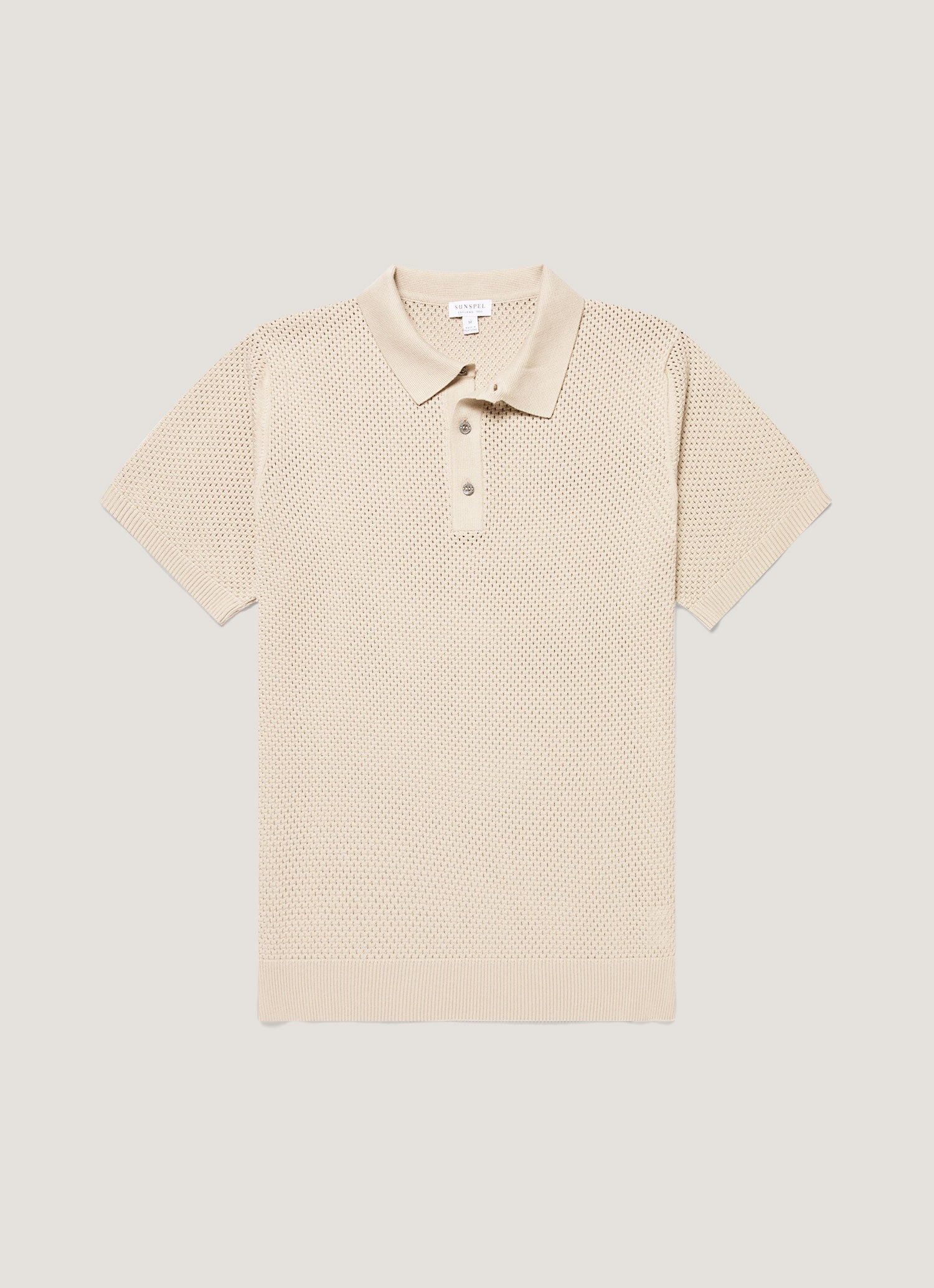 Men's Cotton Mesh Polo Shirt in Hazelwood