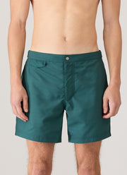 Men's Tailored Swim Shorts in Forest