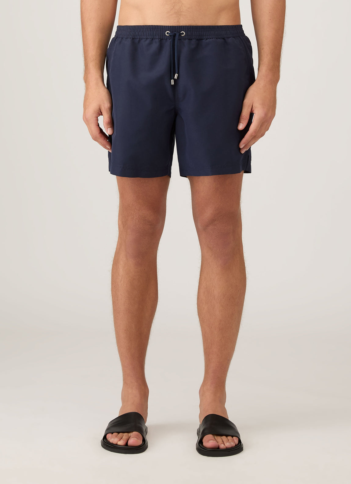 Men's Drawstring Swim Shorts in Navy