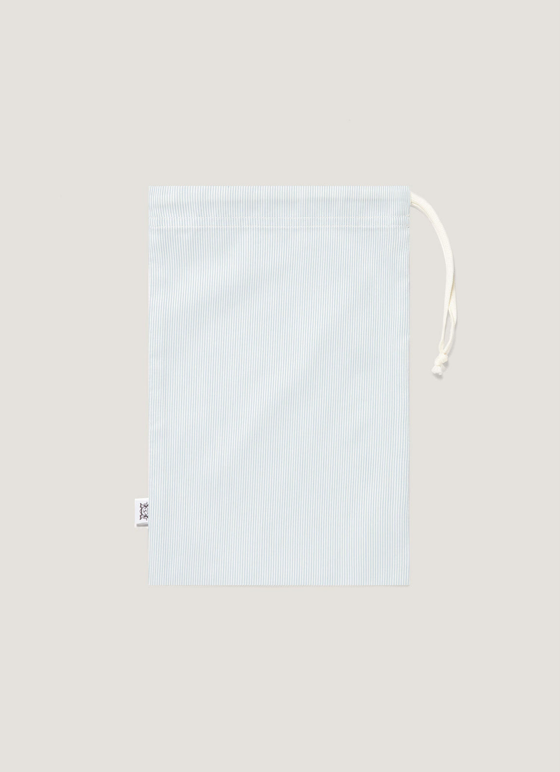 Men's Drawstring Swim Shorts in Sky Blue/White