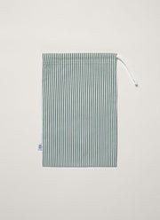 Men's Drawstring Swim Shorts in Dusk Green/White