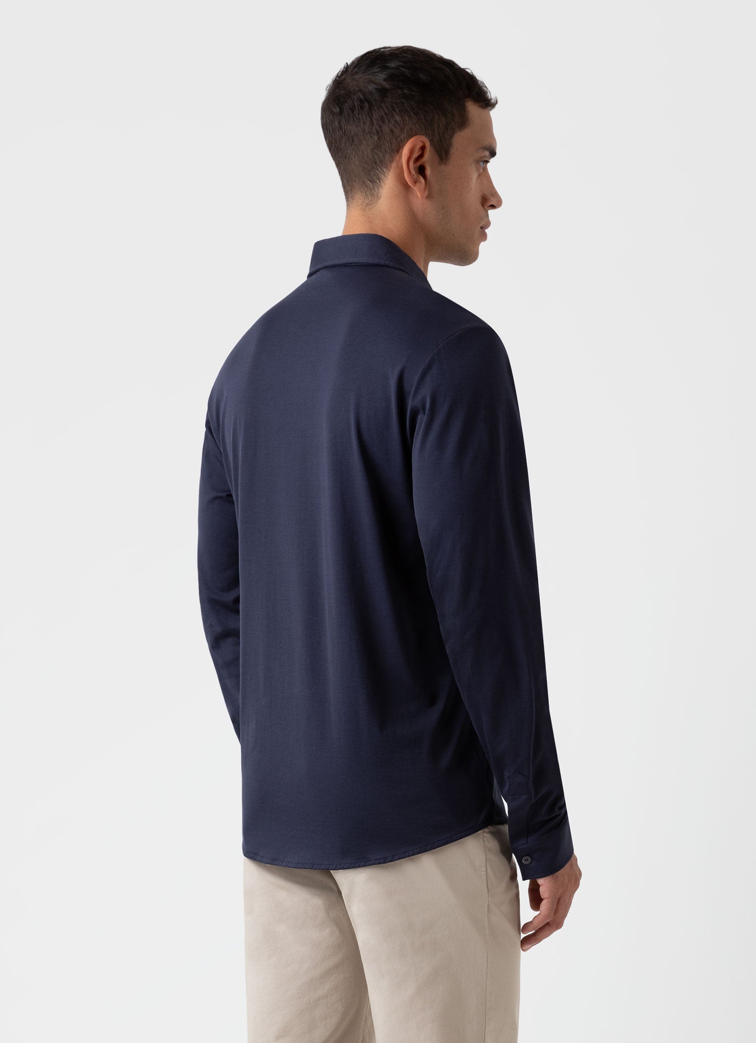 Men's Classic Jersey Shirt in Navy