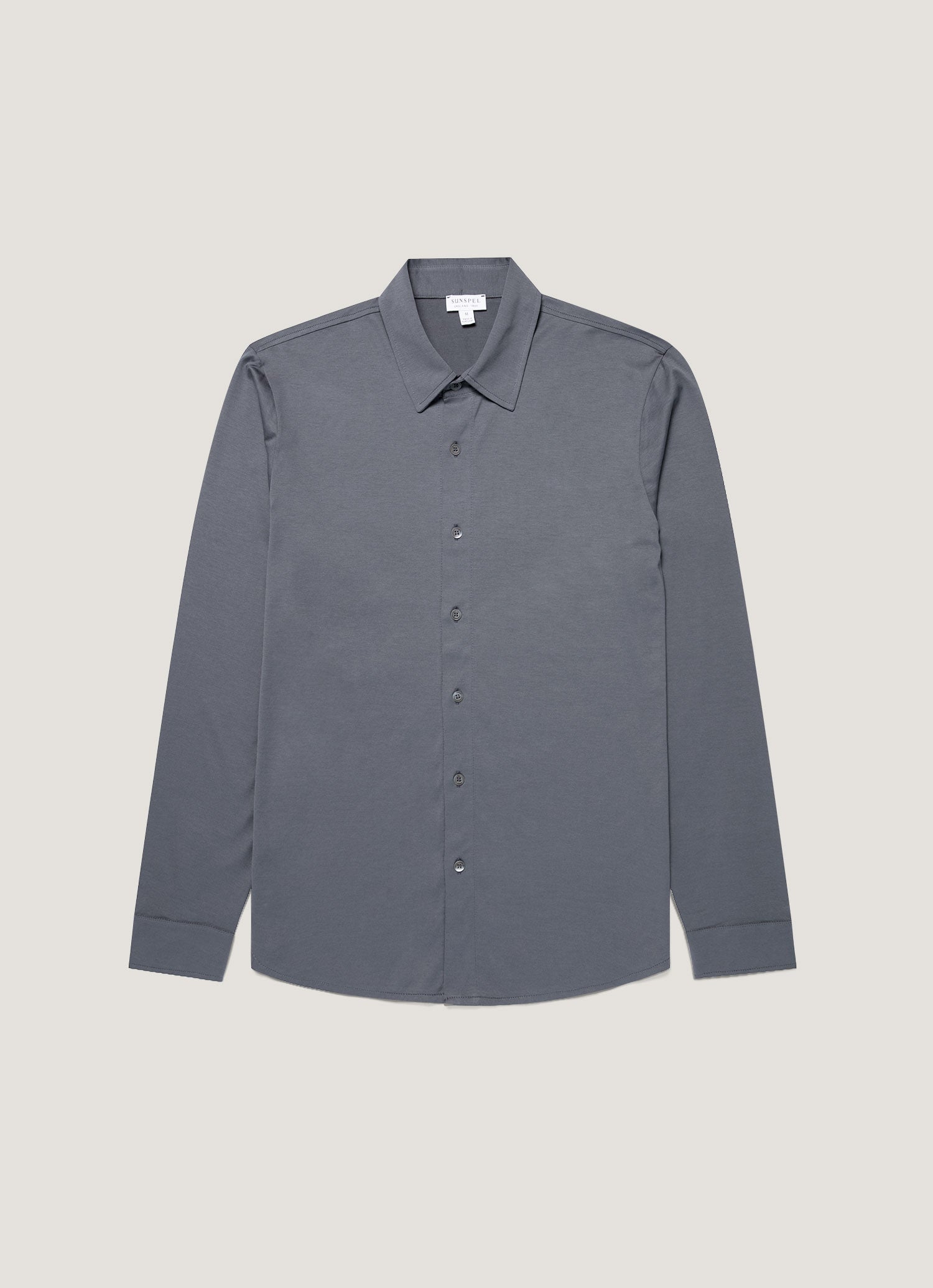 Men's Classic Jersey Shirt in Slate Blue