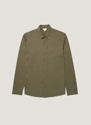 Men's Classic Jersey Shirt in Khaki