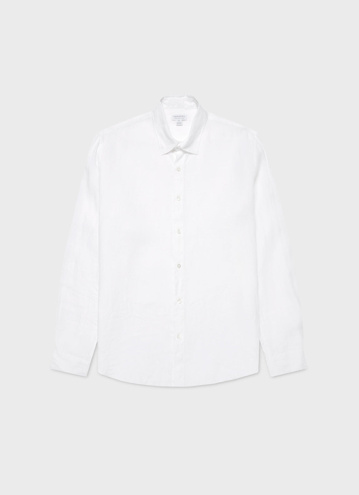 Men's Linen Shirt in White