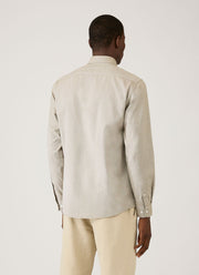 Men's Button Down Oxford Shirt in Light Khaki