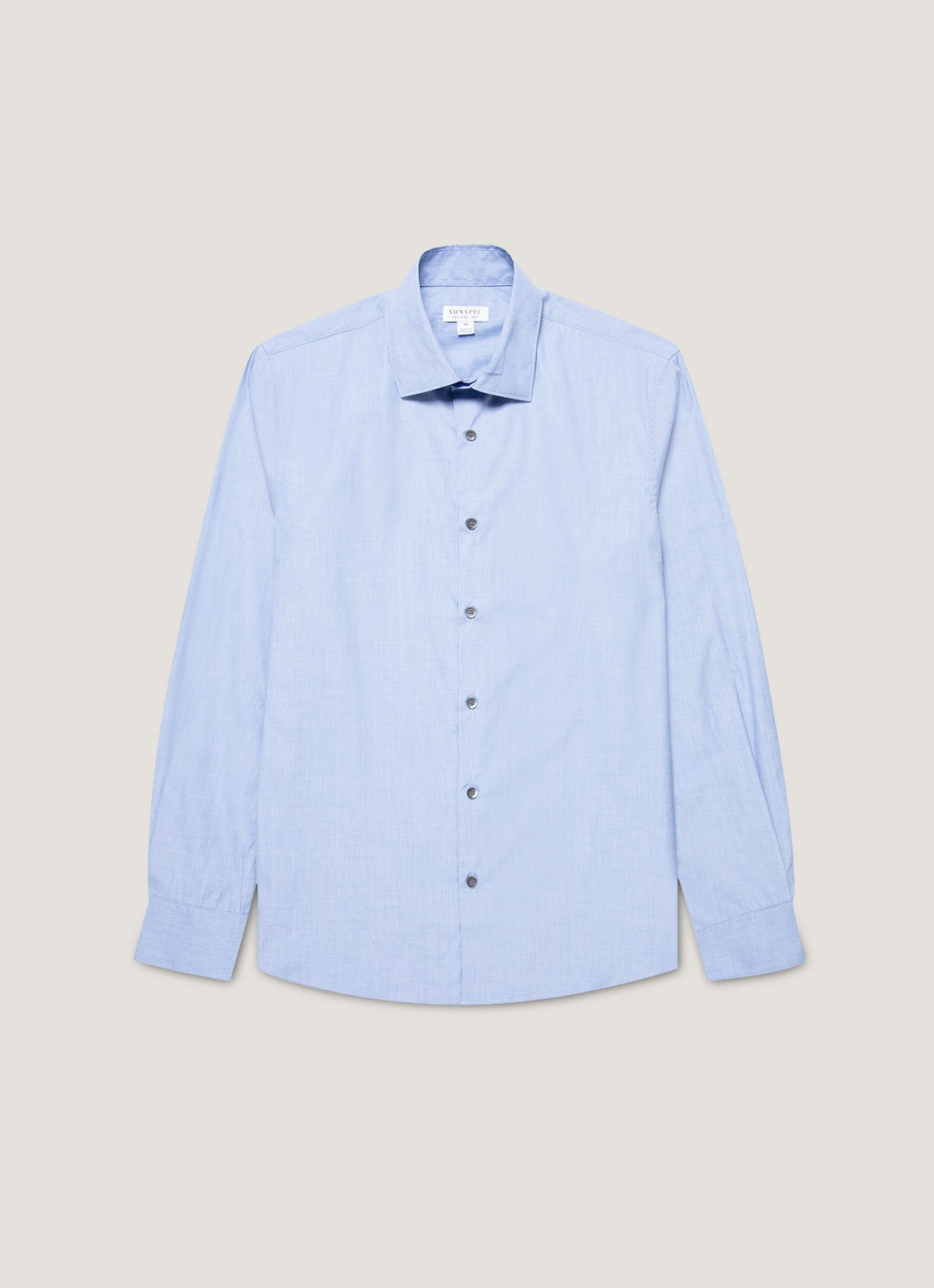 Men's Cotton Stretch Shirt in Dark Blue