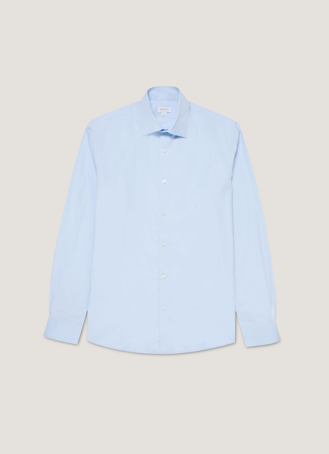 Men's Smart Poplin Shirt in Light Blue