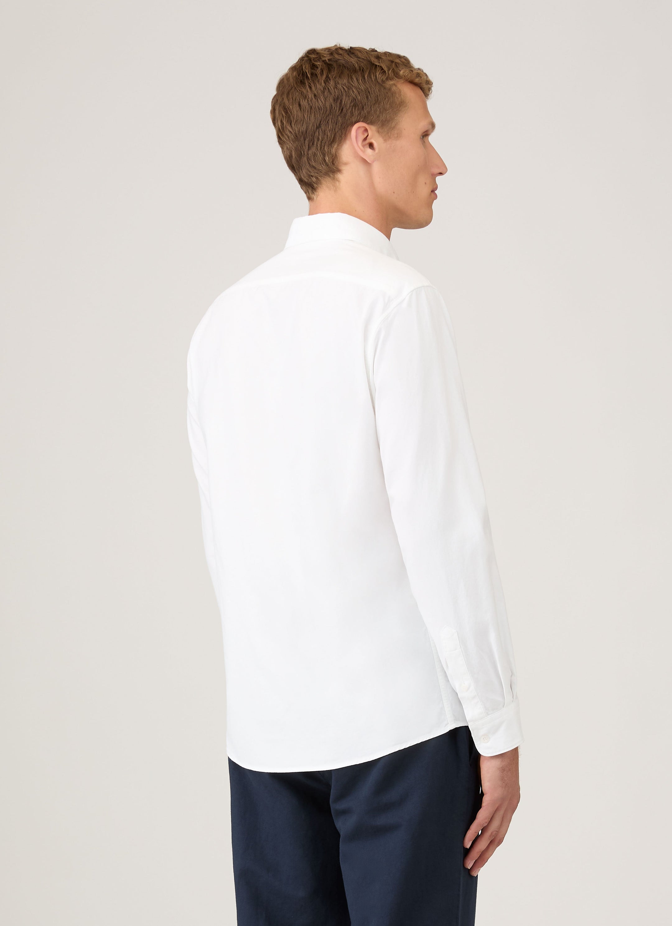 Men's Oxford Shirt in White