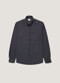 Men's Button Down Poplin Shirt in Navy