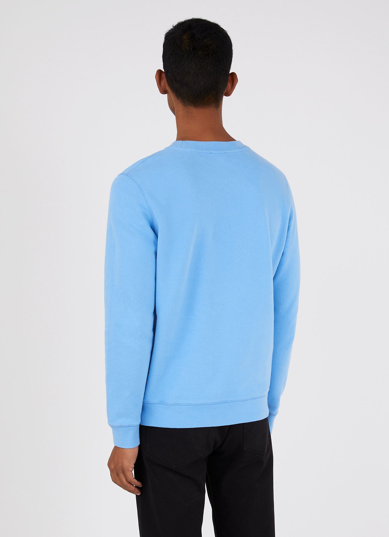 Men's Loopback Sweatshirt in Mid Blue