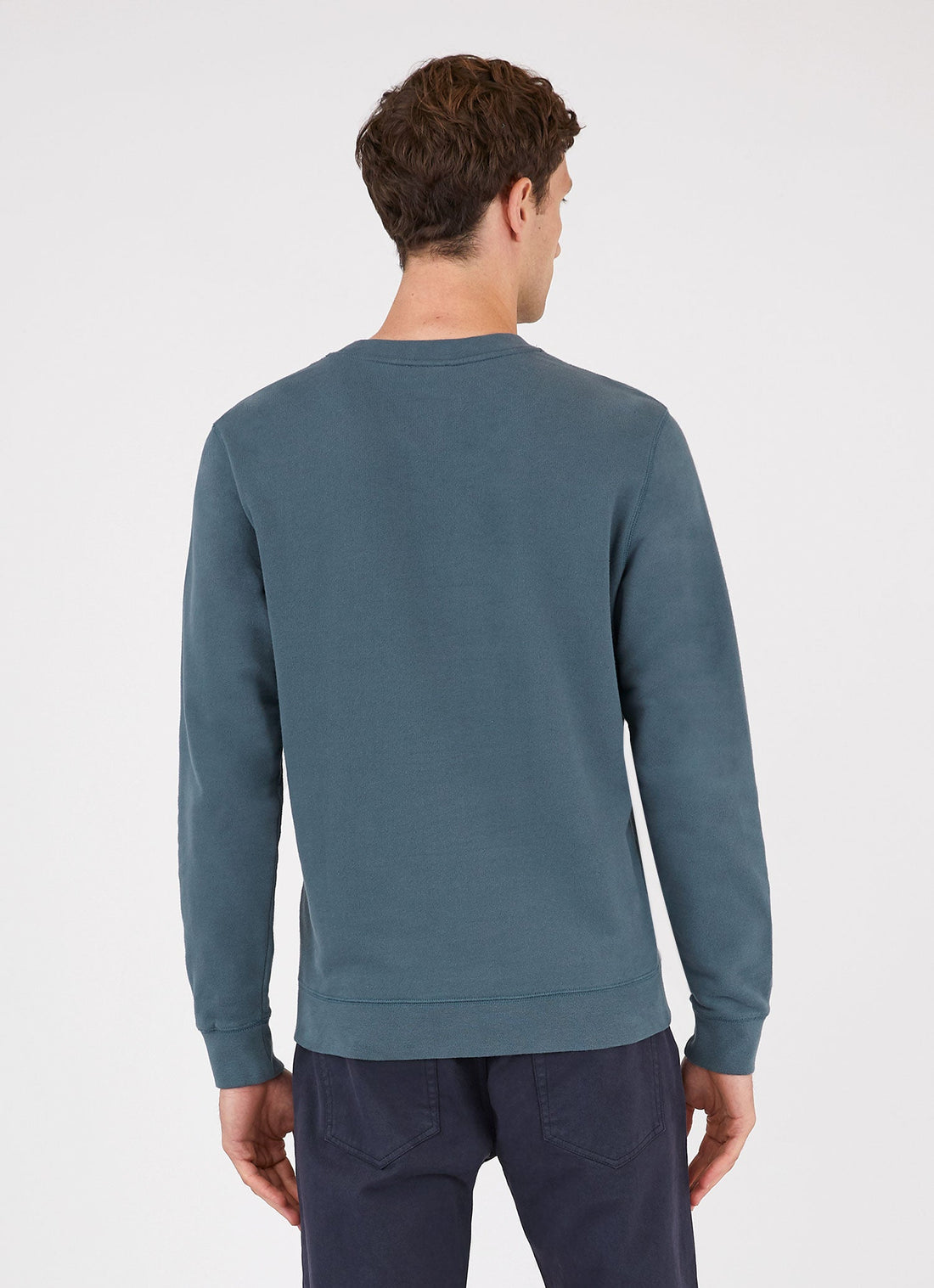 Men's Loopback Sweatshirt in Dark Petrol