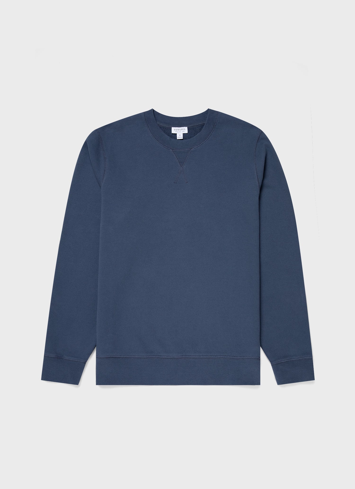 Men's Half Zip Loopback Sweatshirt in Grey Melange