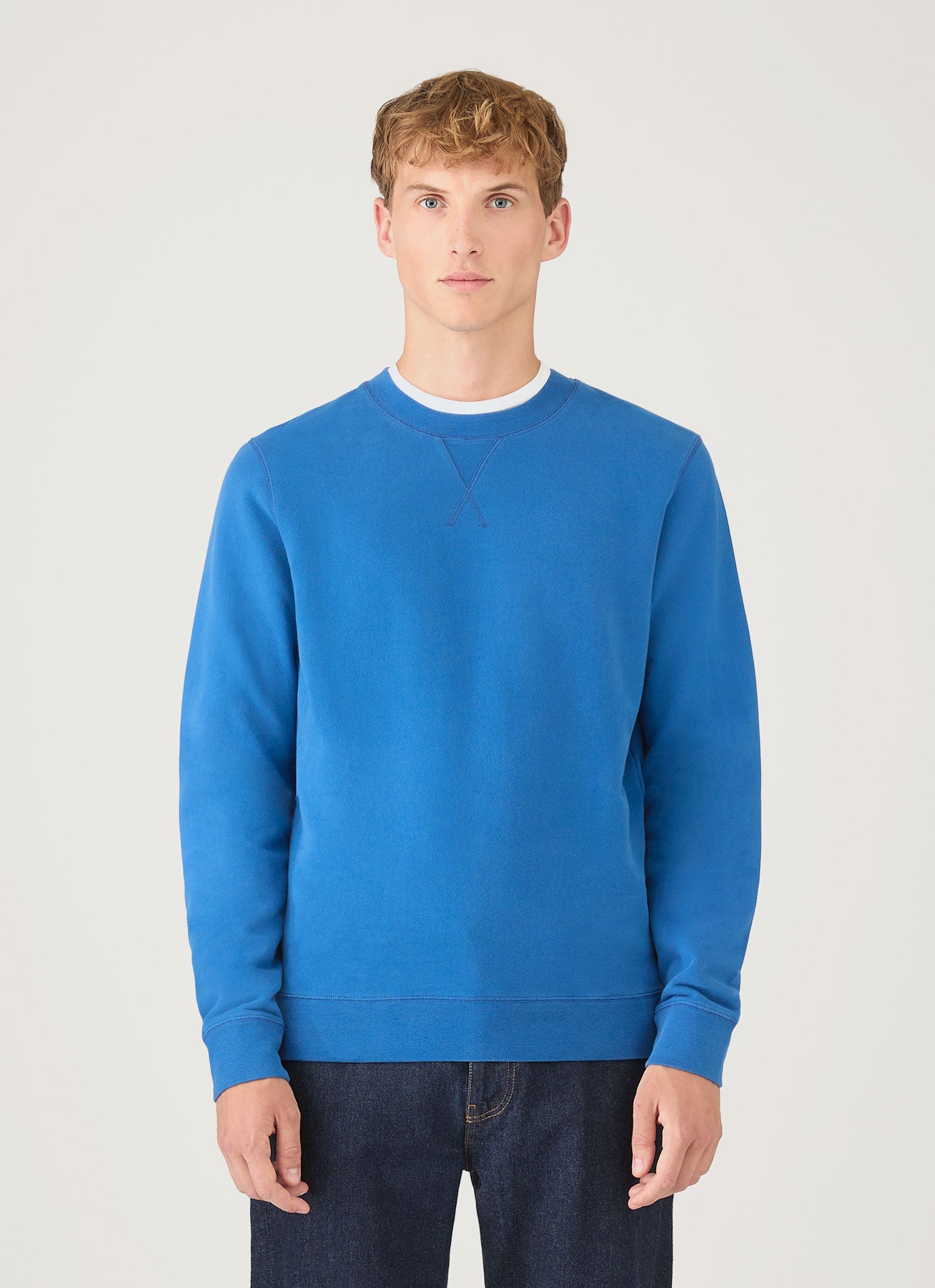 Men's Loopback Sweatshirt in Cobalt