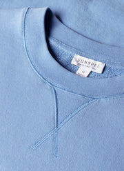 Men's Loopback Sweatshirt in Azure Blue