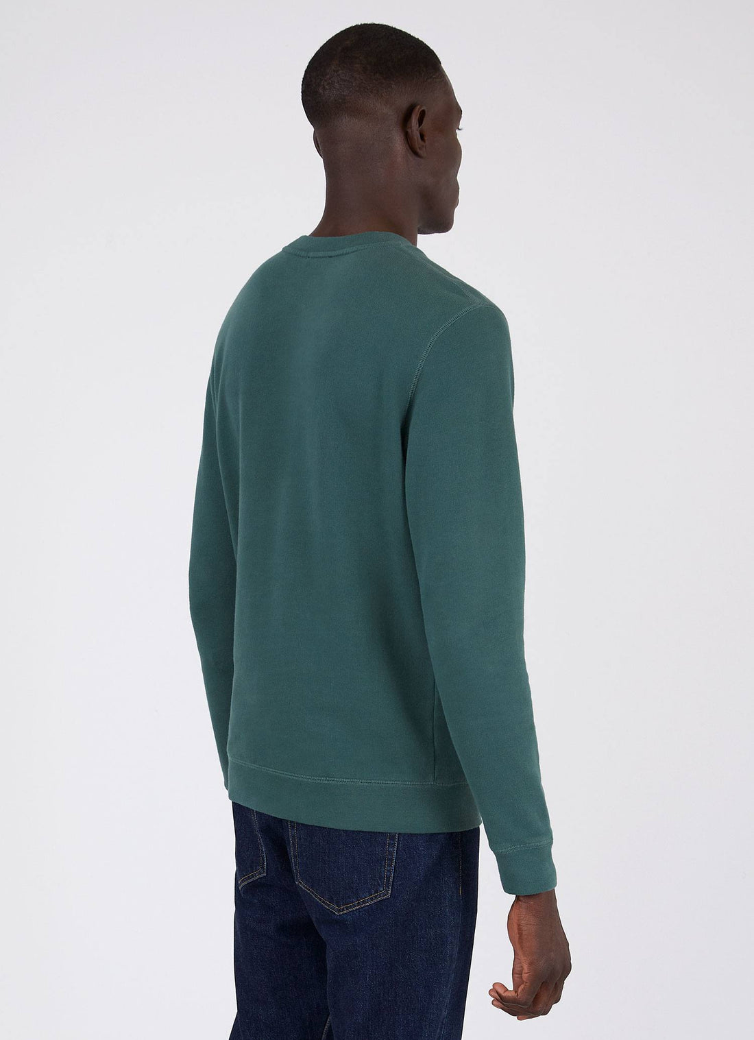 Men's Loopback Sweatshirt in Deep Green