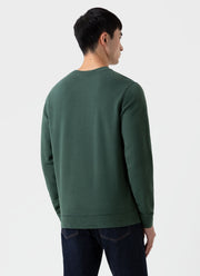 Men's Loopback Sweatshirt in Dark Green