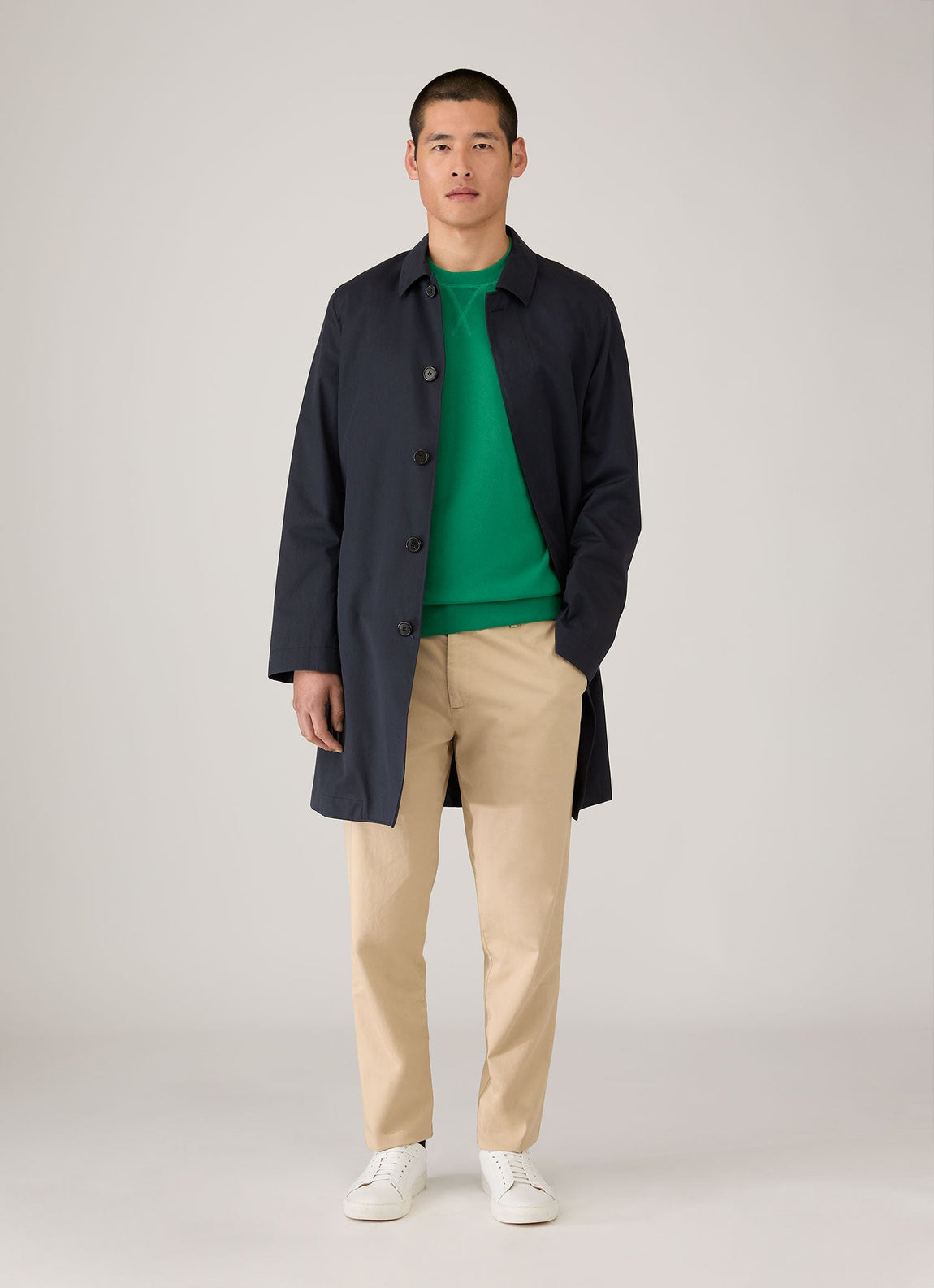 Men's Loopback Sweatshirt in Bright Green