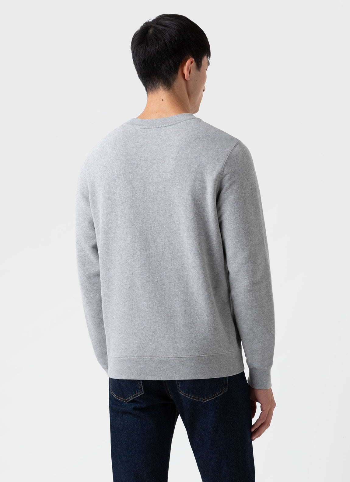 Men's Loopback Sweatshirt in Grey Melange