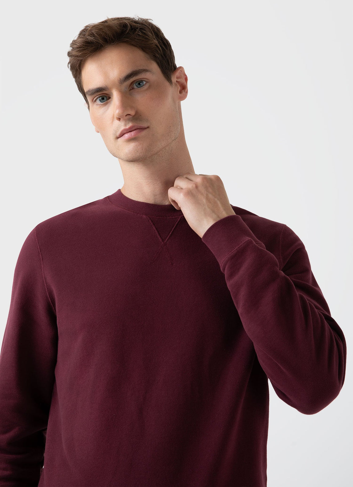 Men's Loopback Sweatshirt in Vino