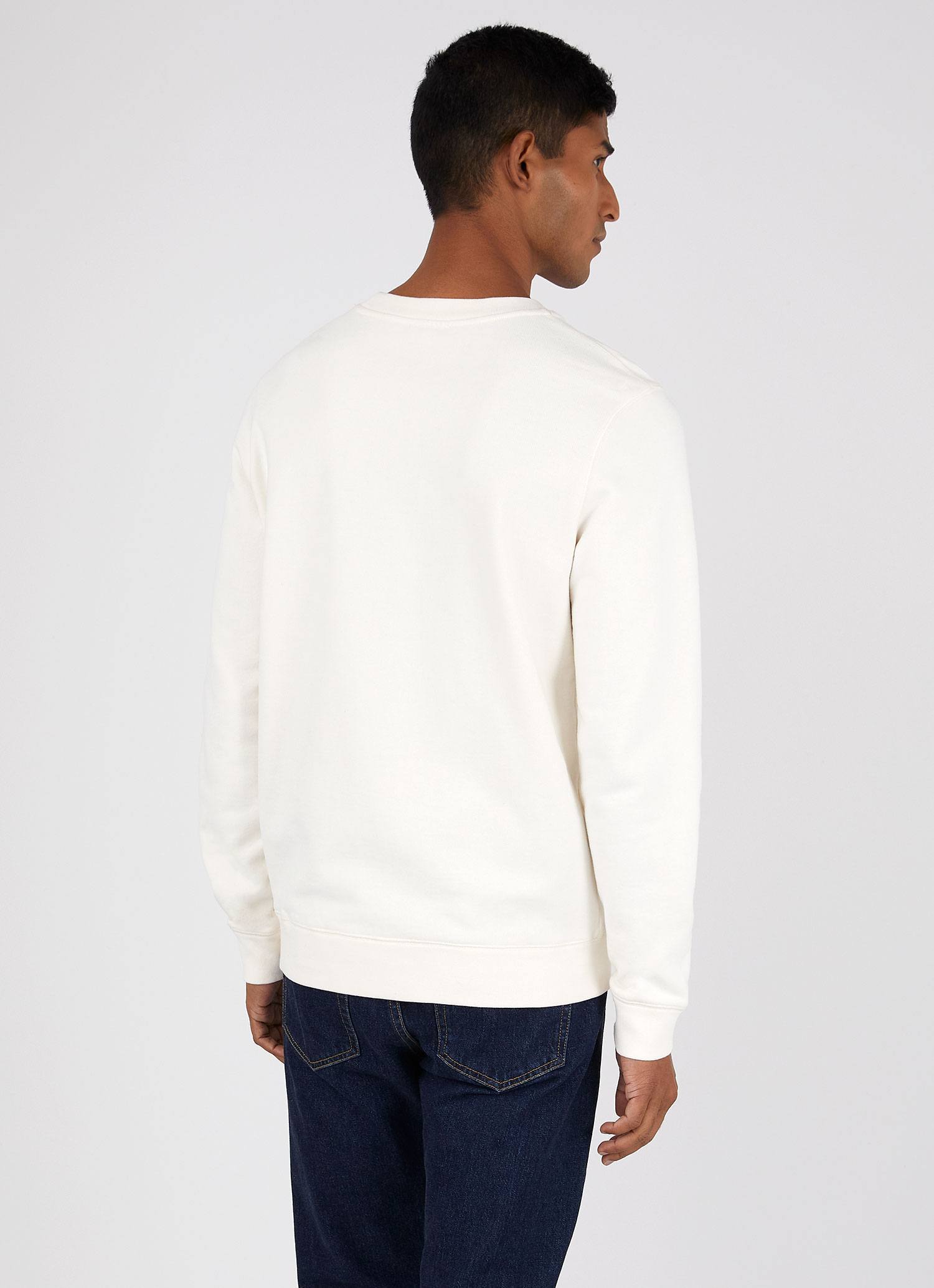 Men's Loopback Sweatshirt in Archive White