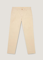 Men's Slim Fit Chino in Light Stone