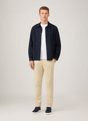 Men's Slim Fit Chino in Light Stone