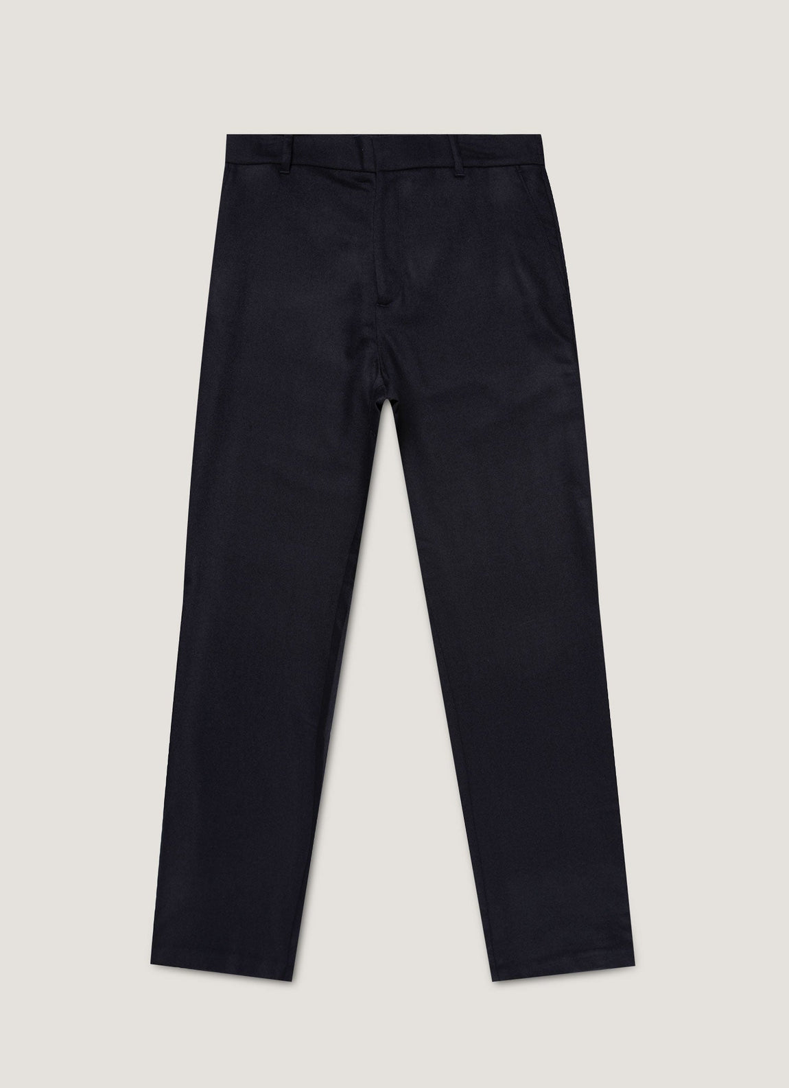 Men's Wool Cashmere Flannel Trouser in Navy