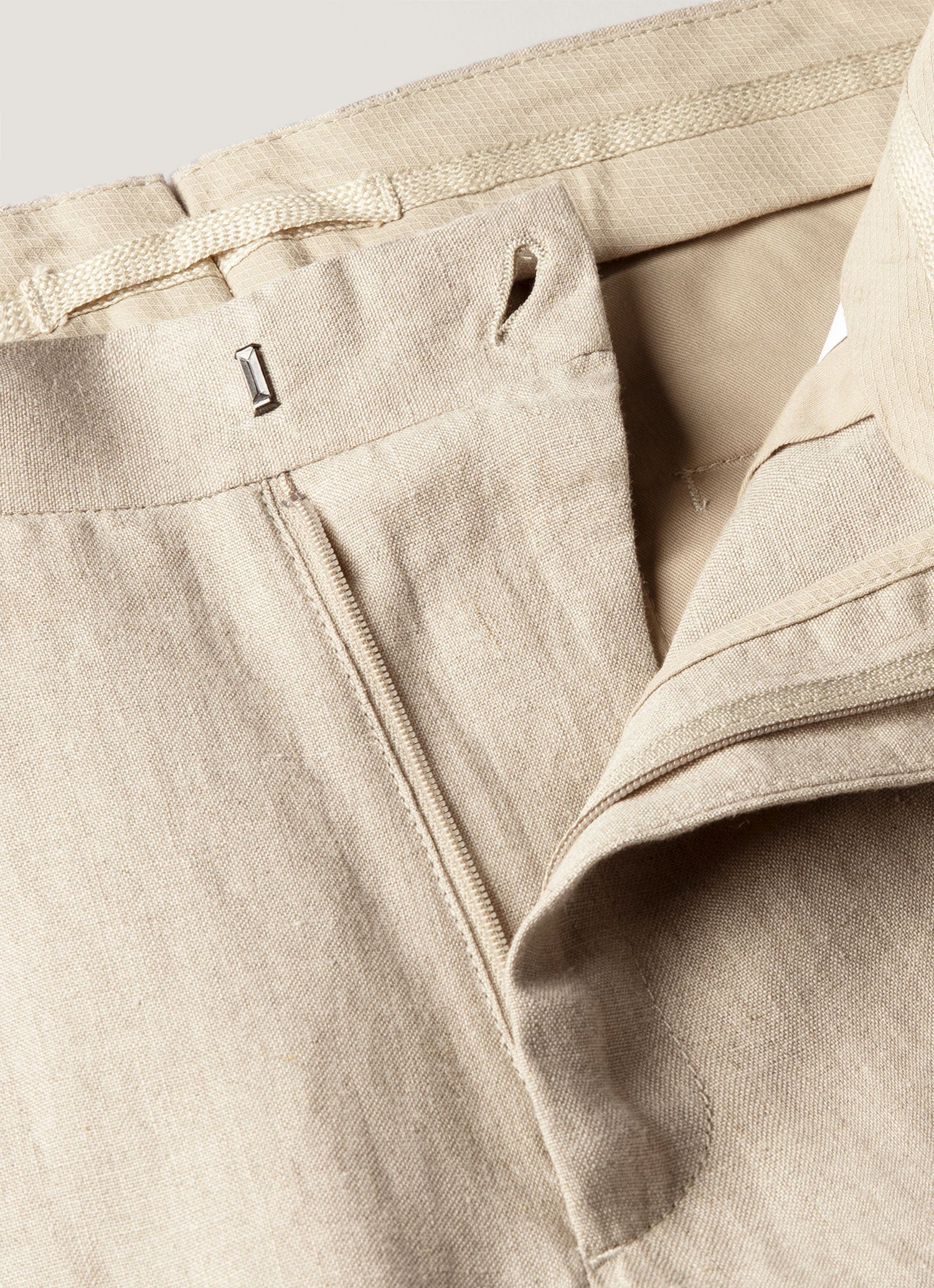Men's Linen Trouser in Sand