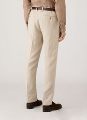 Men's Linen Trouser in Sand
