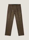 Men's Boiled Wool Trouser in Loden Green