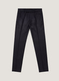 Men's Wool Cashmere Flannel Trouser in Navy