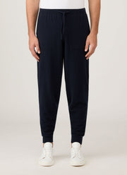 Men's Cashmere Lounge Pant in Navy