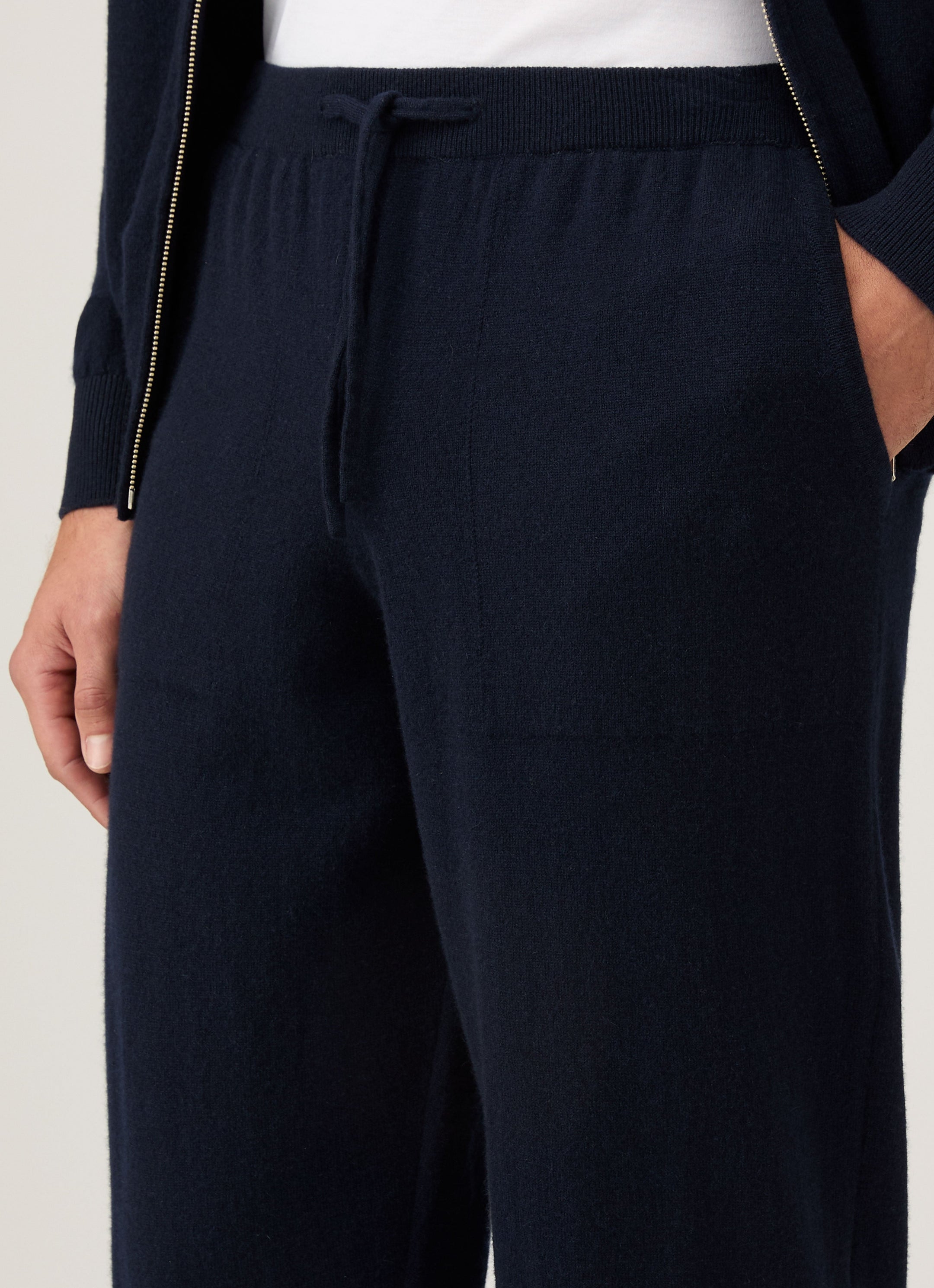 Men's Cashmere Lounge Pant in Navy